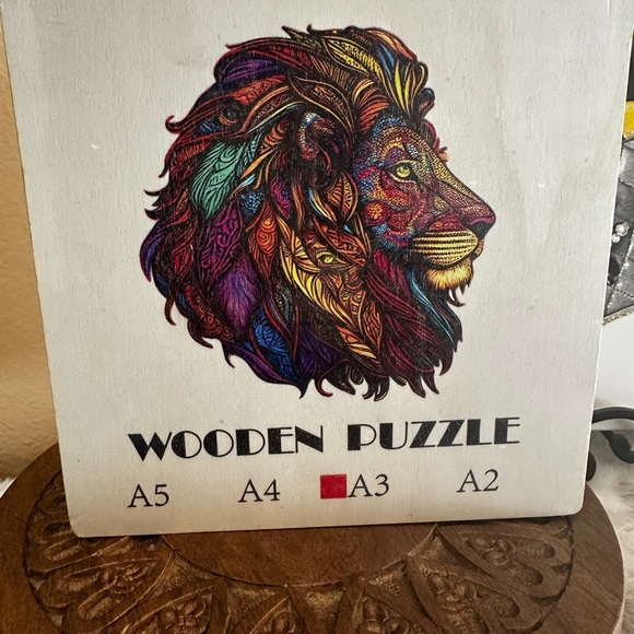 Crafthub Colorful Lion Wooden Puzzle NEW - Picture 3 of 3